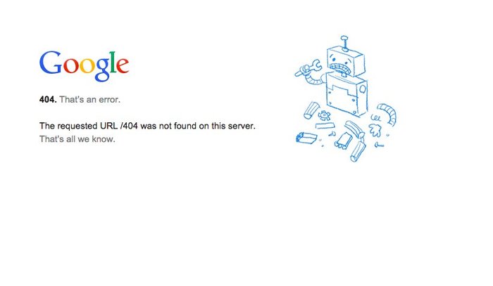 2013年，Google有一次宕机了5分钟，全球互联网流量下降了40%。